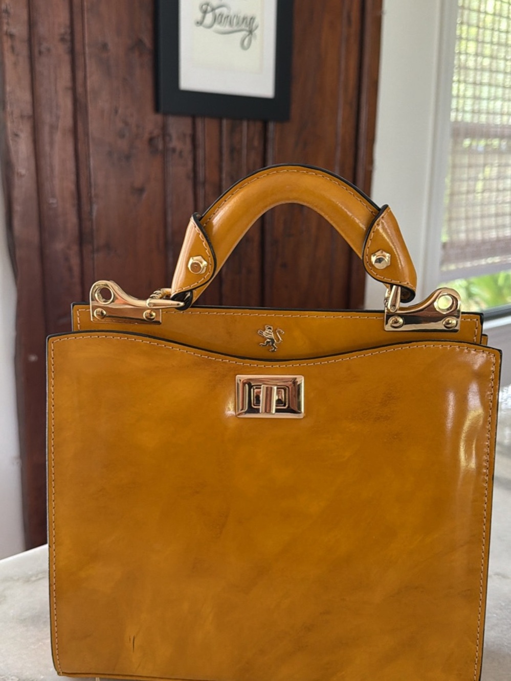 Pratesi ~ Anna Maria Luisa de' Medici Hand Bag ~ BEAUTIFUL 🧡 - Picture 4 of 14